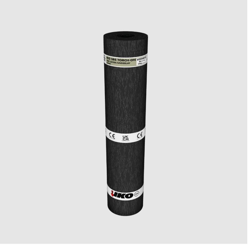 IKO SBS 4mm Sanded plain Cap sheet Underlay 1m x 8m 45kg Roll