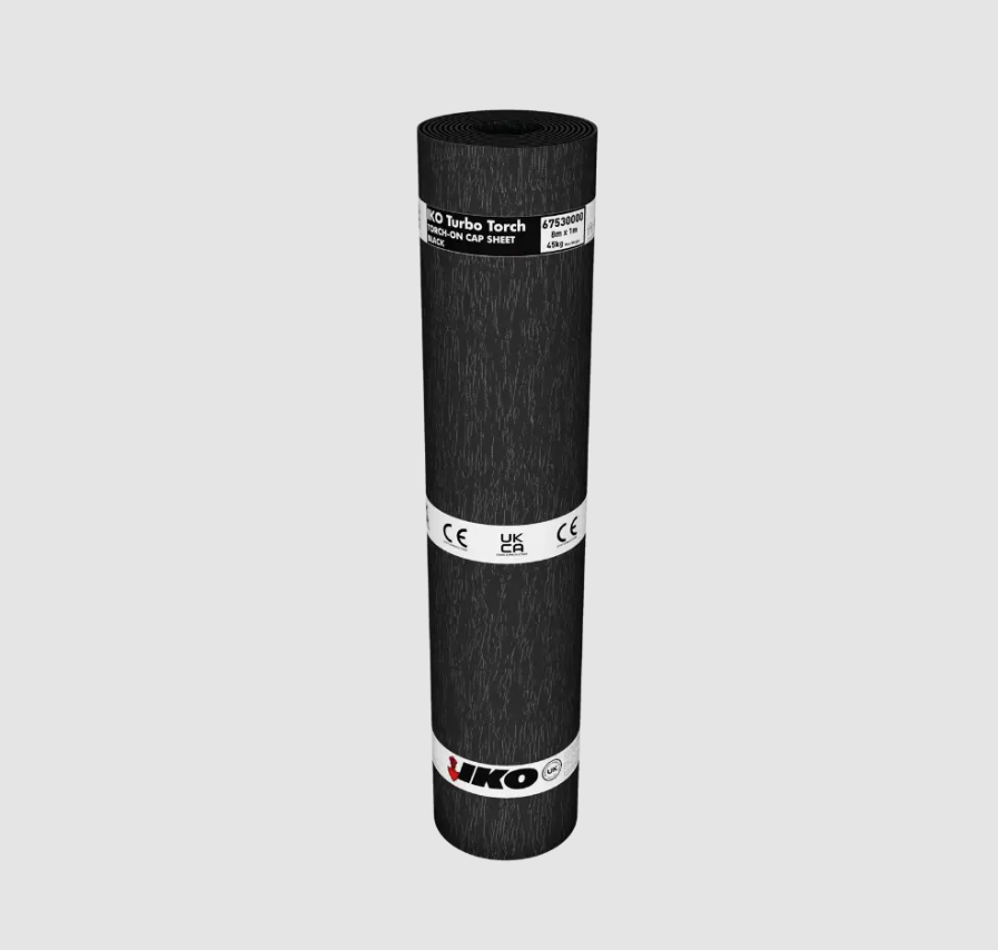 IKO Britorch SBS Premium Torch-On Capsheet Black Mineral 25 Rolls 1m x 8m