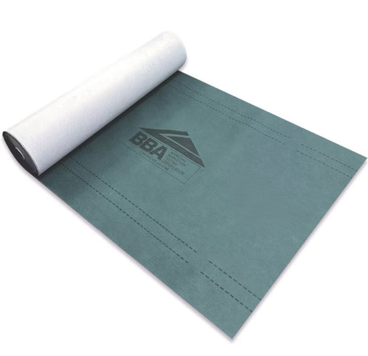 Breathable Membrane Roofing Felt 1.5m x 50m Roll Green Pro 165gsm